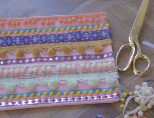 DIY: Colourful Clutch