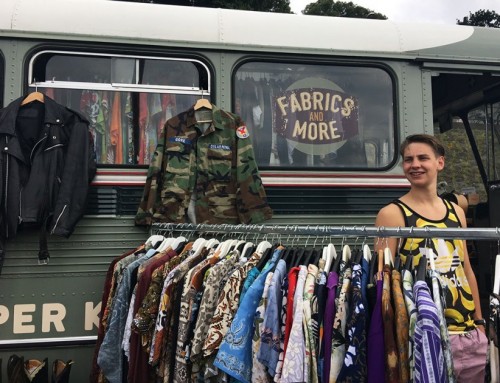 Fabrics & More vintage bus